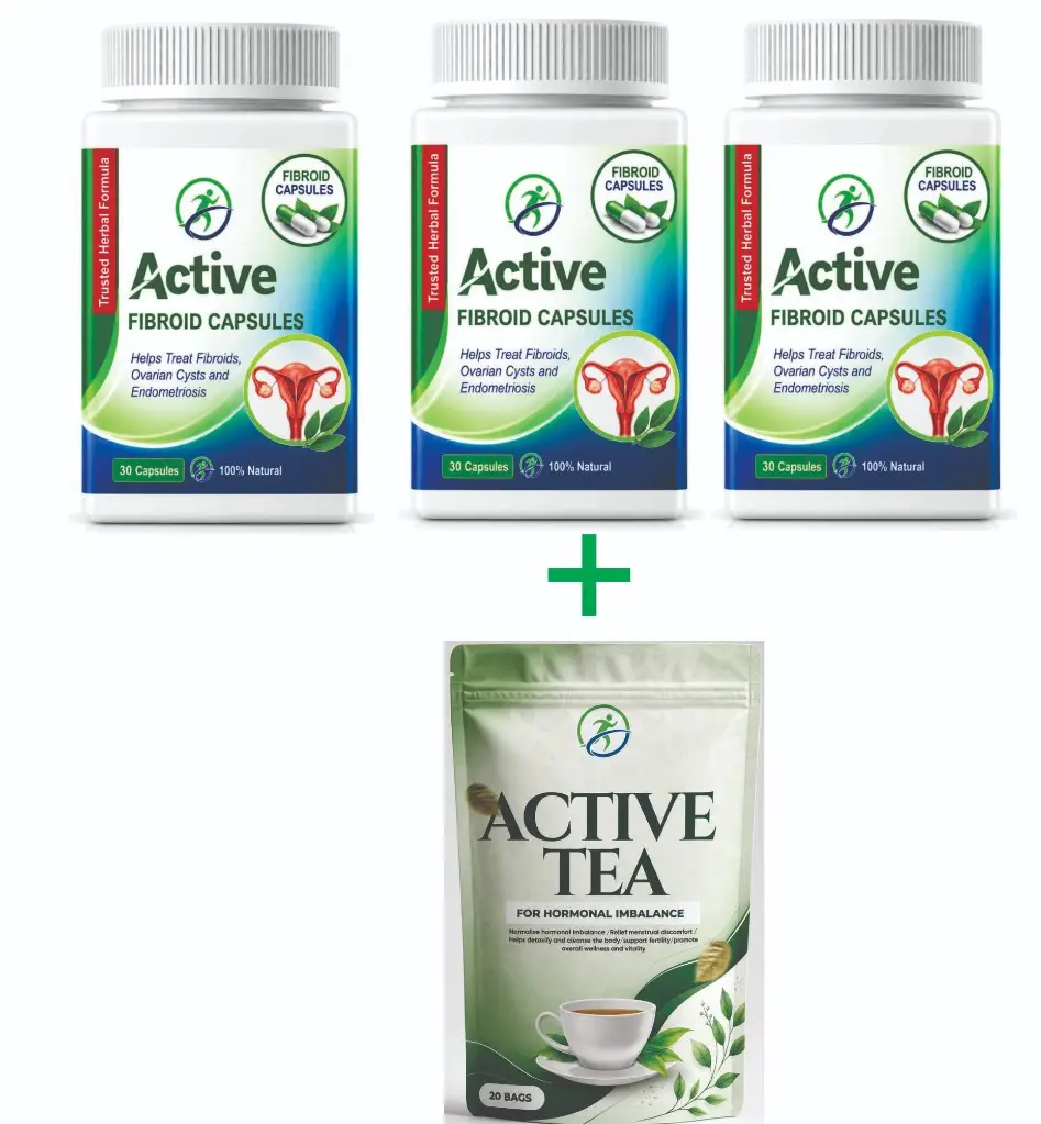 Complete Treatment Package - 3 Bottles Capsules + Active Tea